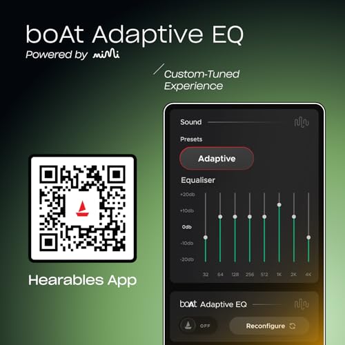 boAt Nirvana Ion, 120HRS Battery, Crystal Bionic Sound w/Dual EQ Modes, 4Mics ENx, App Support, Low Latency, IPX4, v.5.2 Bluetooth Earbuds, TWS Ear Buds Wireless Earphones with mic (Charcoal Black)