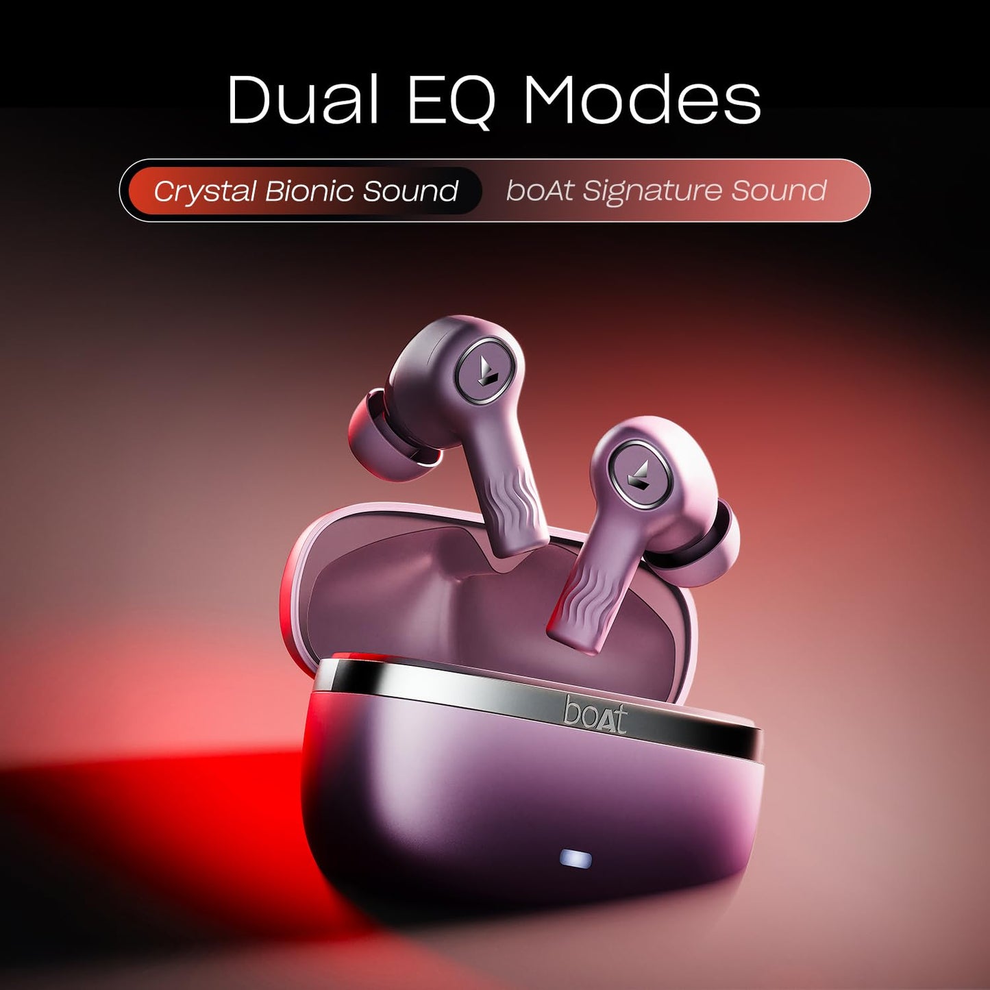 boAt Nirvana Ion, 120HRS Battery, Crystal Bionic Sound w/Dual EQ Modes, 4Mics ENx, App Support, Low Latency, IPX4, v.5.2 Bluetooth Earbuds, TWS Ear Buds Wireless Earphones with mic (Charcoal Black)