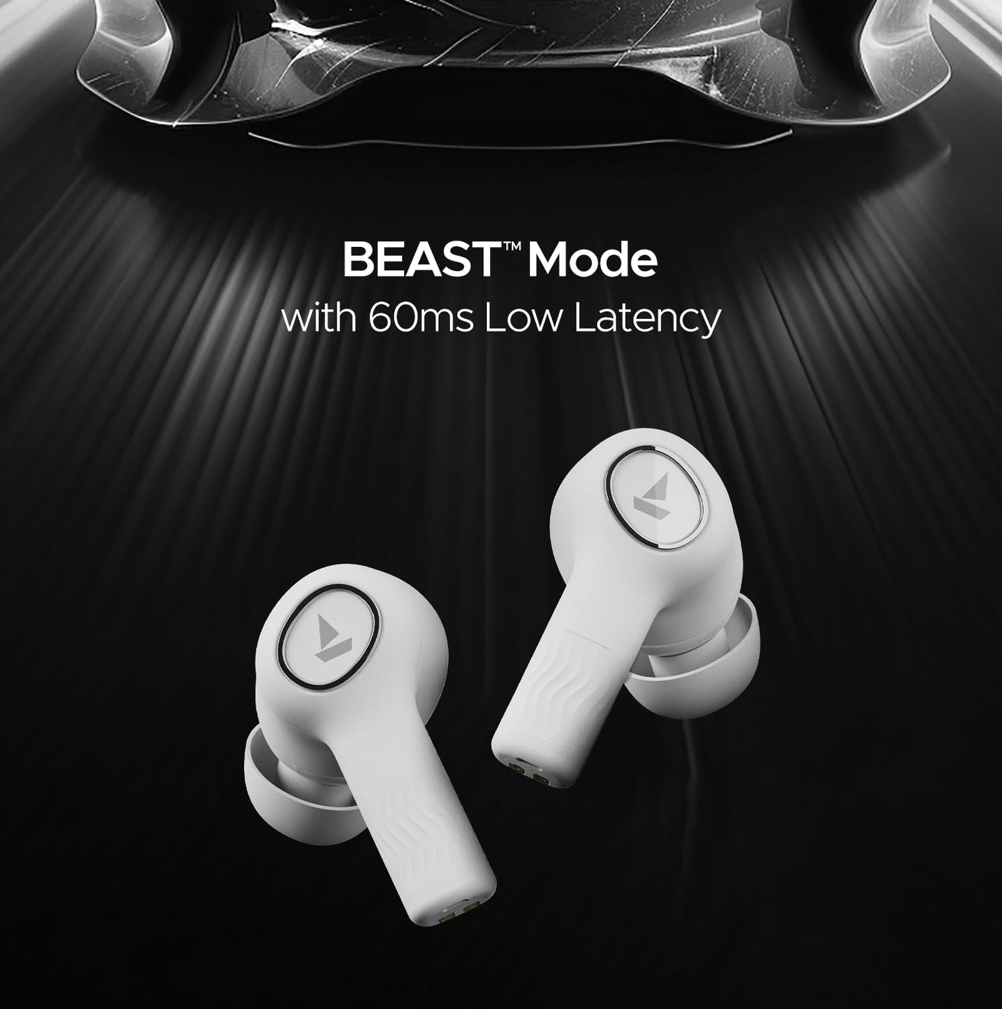 boAt Nirvana Ion, 120HRS Battery, Crystal Bionic Sound w/Dual EQ Modes, 4Mics ENx, App Support, Low Latency, IPX4, v.5.2 Bluetooth Earbuds, TWS Ear Buds Wireless Earphones with mic (Charcoal Black)