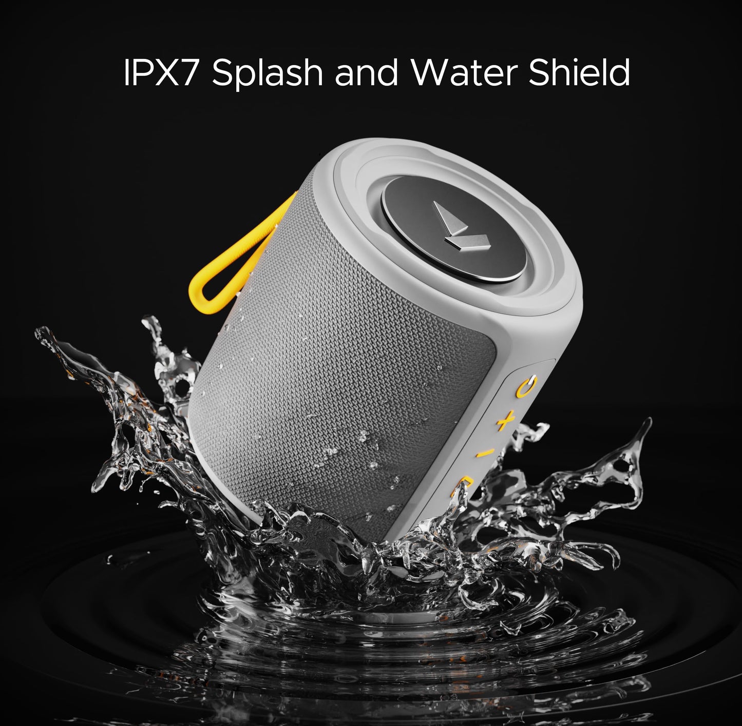 Boat Stone 352 Bluetooth Speaker with 10W RMS Stereo Sound, IPX7 Water Resistance, TWS Feature, Up to 12H Total Playtime, Multi-Compatibility Modes and Type-C Charging(Raging Black)