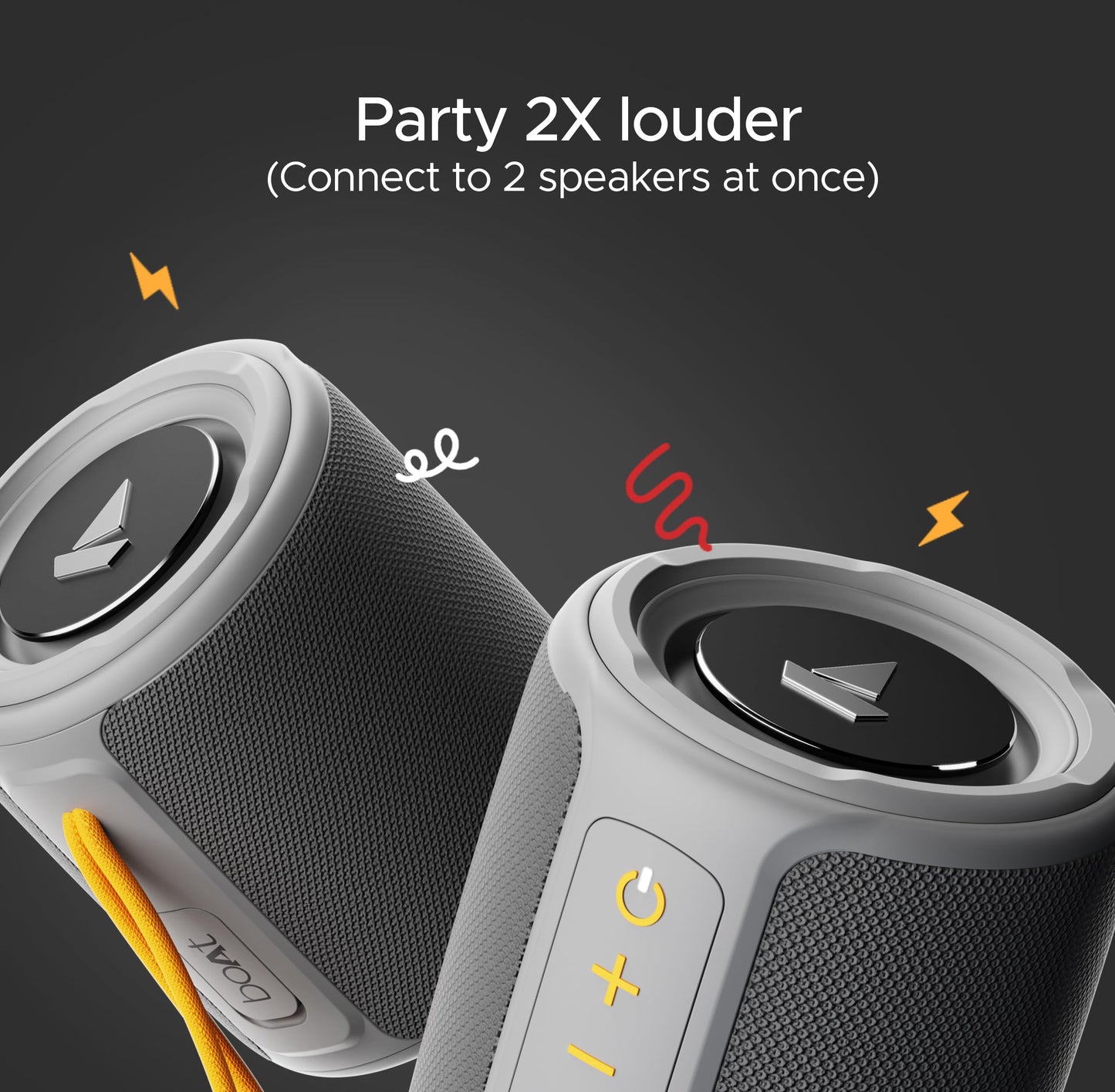 Boat Stone 352 Bluetooth Speaker with 10W RMS Stereo Sound, IPX7 Water Resistance, TWS Feature, Up to 12H Total Playtime, Multi-Compatibility Modes and Type-C Charging(Raging Black)