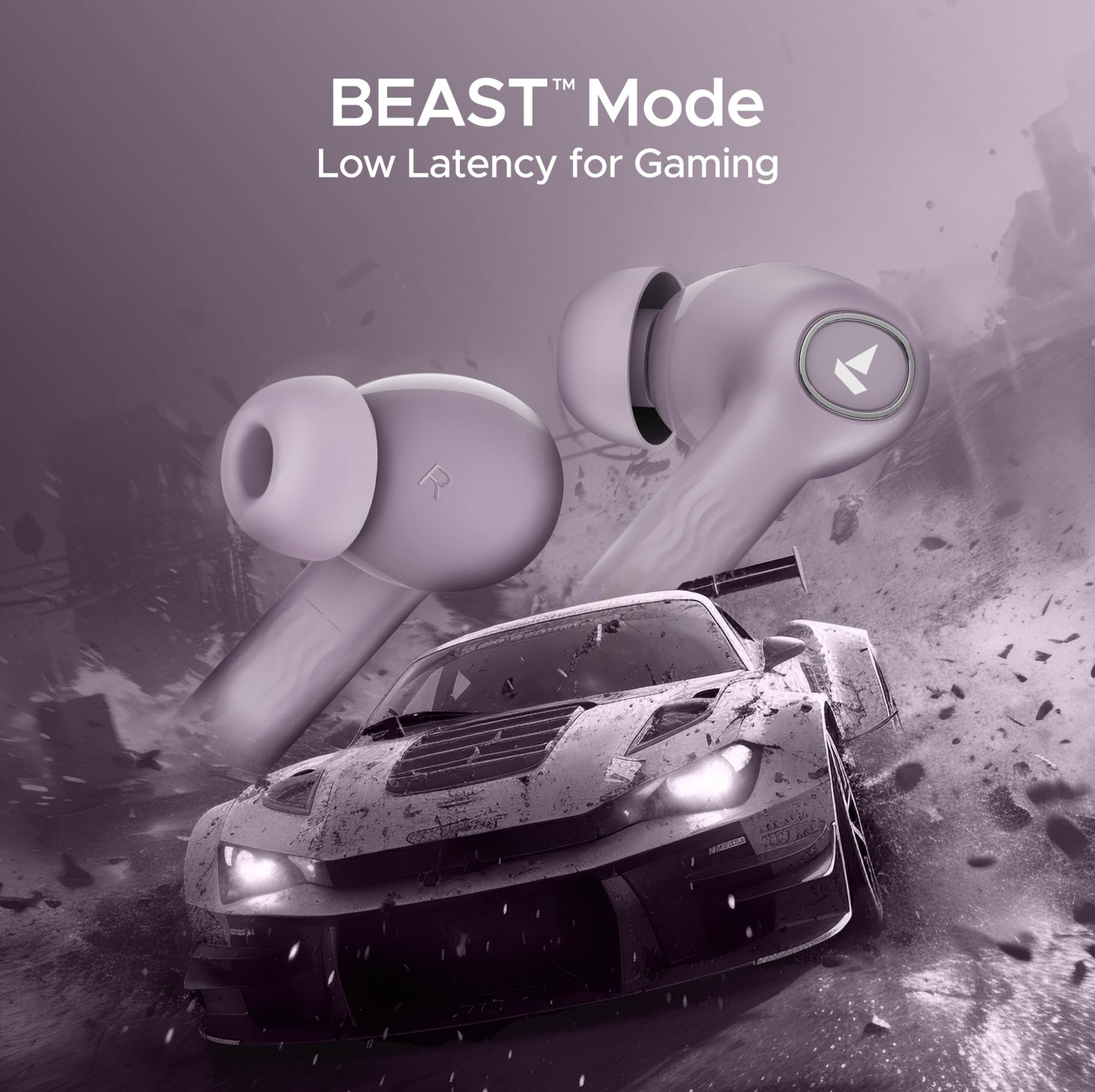 boAt Nirvana Ion, 120HRS Battery, Crystal Bionic Sound w/Dual EQ Modes, 4Mics ENx, App Support, Low Latency, IPX4, v.5.2 Bluetooth Earbuds, TWS Ear Buds Wireless Earphones with mic (Charcoal Black)
