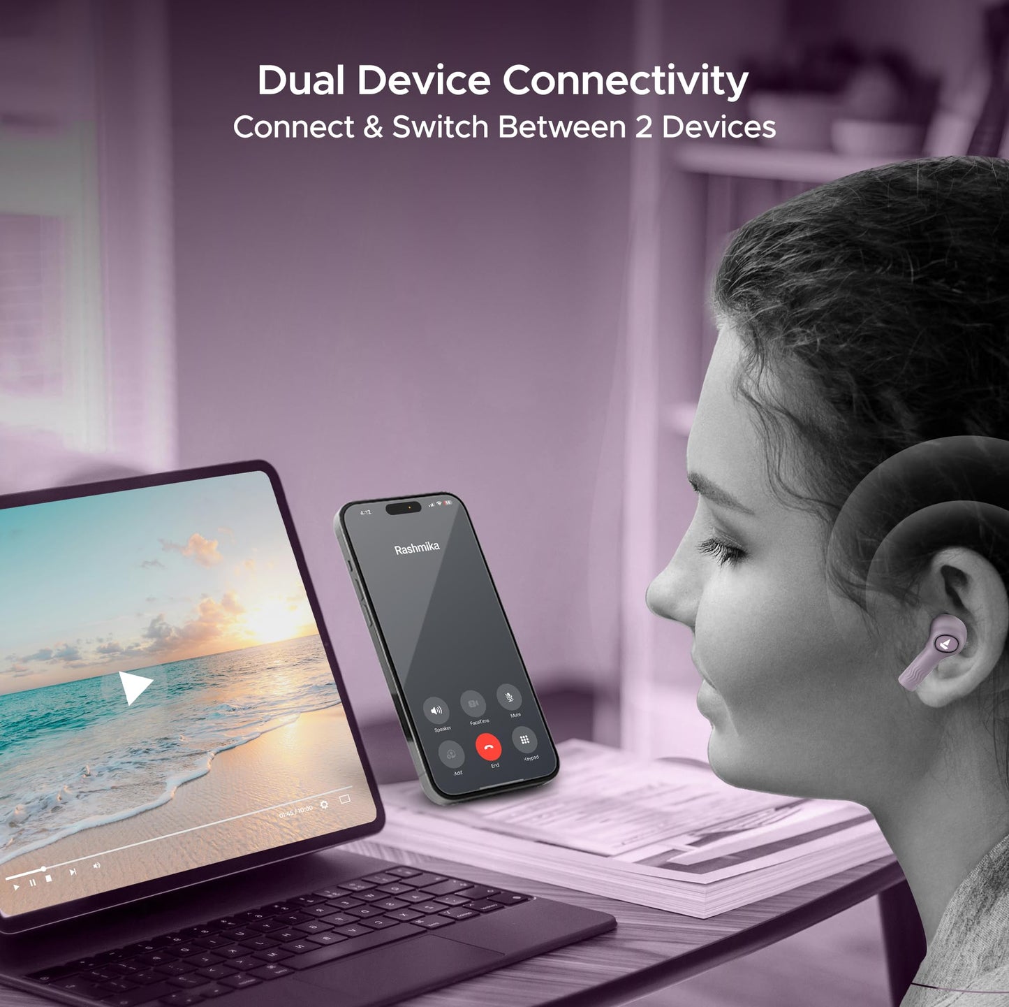 boAt Nirvana Ion, 120HRS Battery, Crystal Bionic Sound w/Dual EQ Modes, 4Mics ENx, App Support, Low Latency, IPX4, v.5.2 Bluetooth Earbuds, TWS Ear Buds Wireless Earphones with mic (Charcoal Black)
