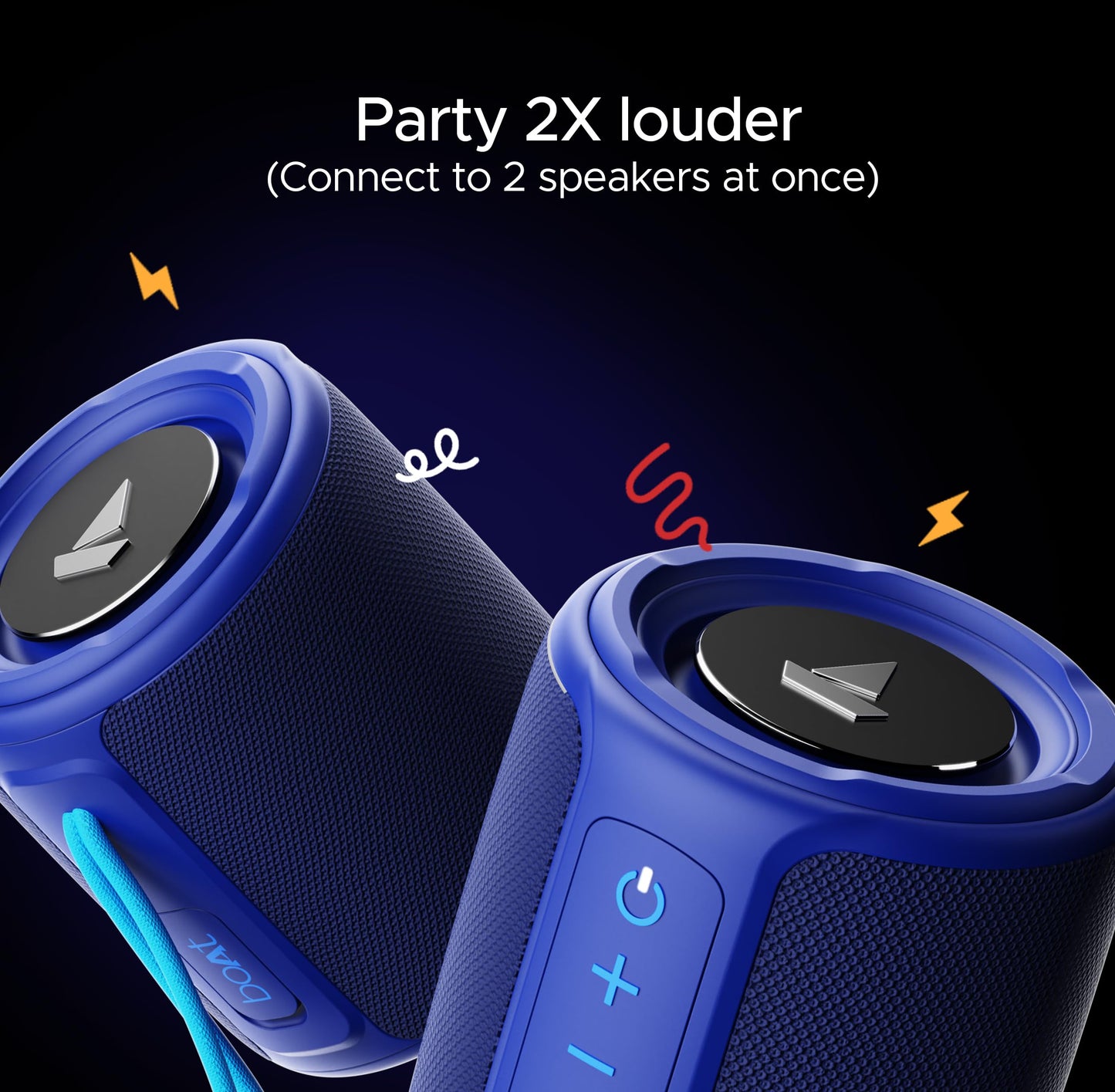 Boat Stone 352 Bluetooth Speaker with 10W RMS Stereo Sound, IPX7 Water Resistance, TWS Feature, Up to 12H Total Playtime, Multi-Compatibility Modes and Type-C Charging(Raging Black)